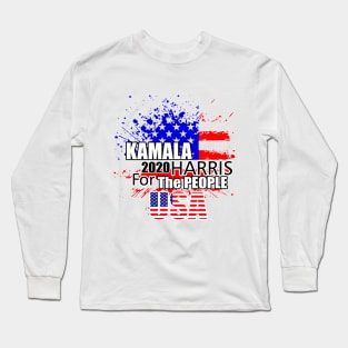 Kamala Harris USA for President 2020 Long Sleeve T-Shirt